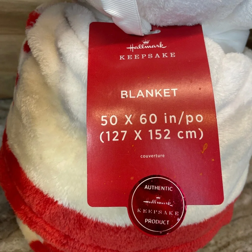 Hallmark Keepsake Ornament Christmas Throw Blanket 50